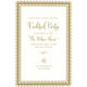 Gold Glittered Die-cut Pocket Invitations Image 2 of 2
